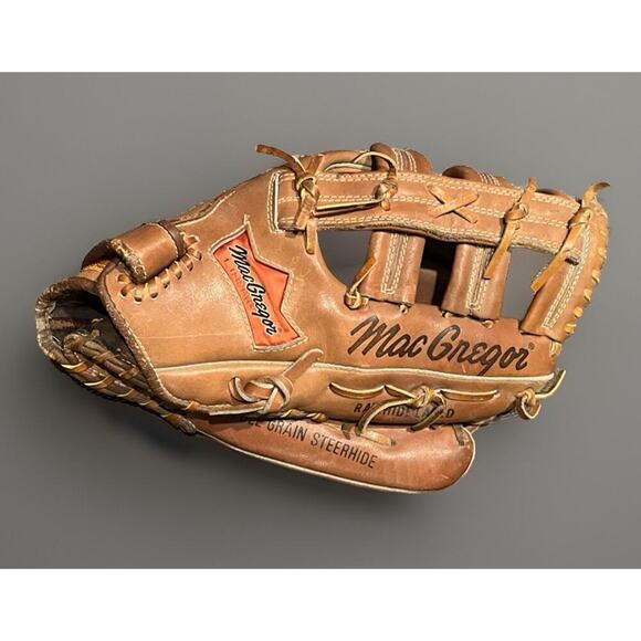 MacGregor RHT Deep Grip K3997 13” Steerhide Baseball Glove Athletes Choice Flex - Picture 3 of 6